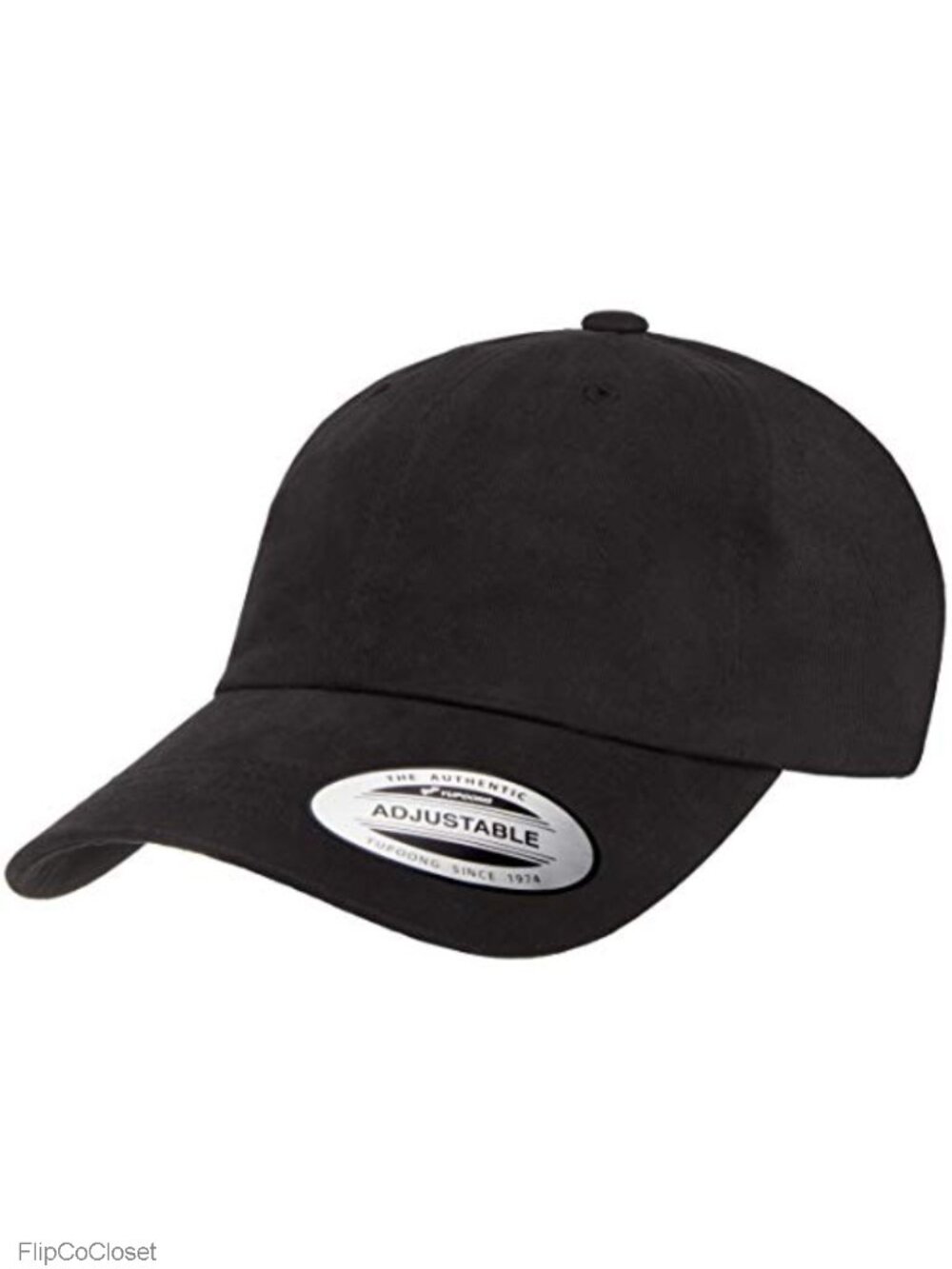 Unisex Adult Cotton Twill Baseball Cap Adjustable Buckle 6-Panel Low Profile
